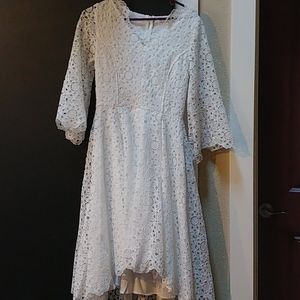 IVY CITY Co. White lace dress